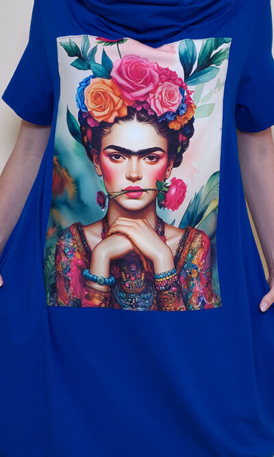 Haljina 29 ElDorro - kratki rukav - royal - Frida s Ružom