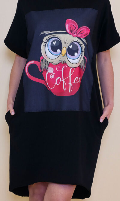 Haljina 24 Tigre - black - Sovica Coffee