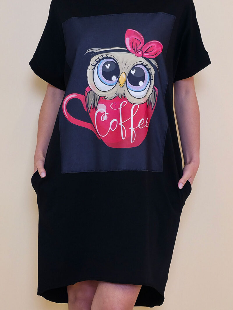 Haljina 24 Tigre - black - Sovica Coffee
