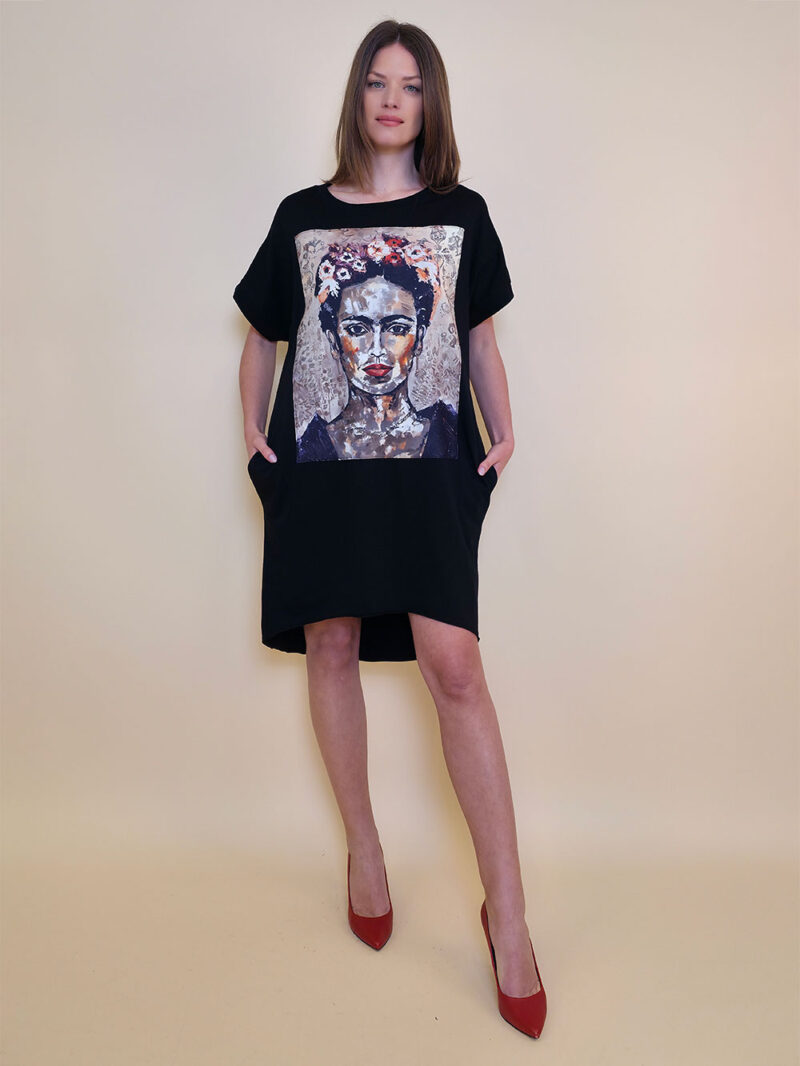 Haljina 24 Tigre - black - Frida Freska