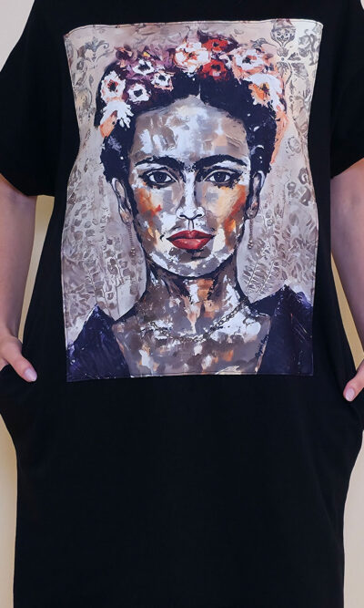 Haljina 24 Tigre - black - Frida Freska