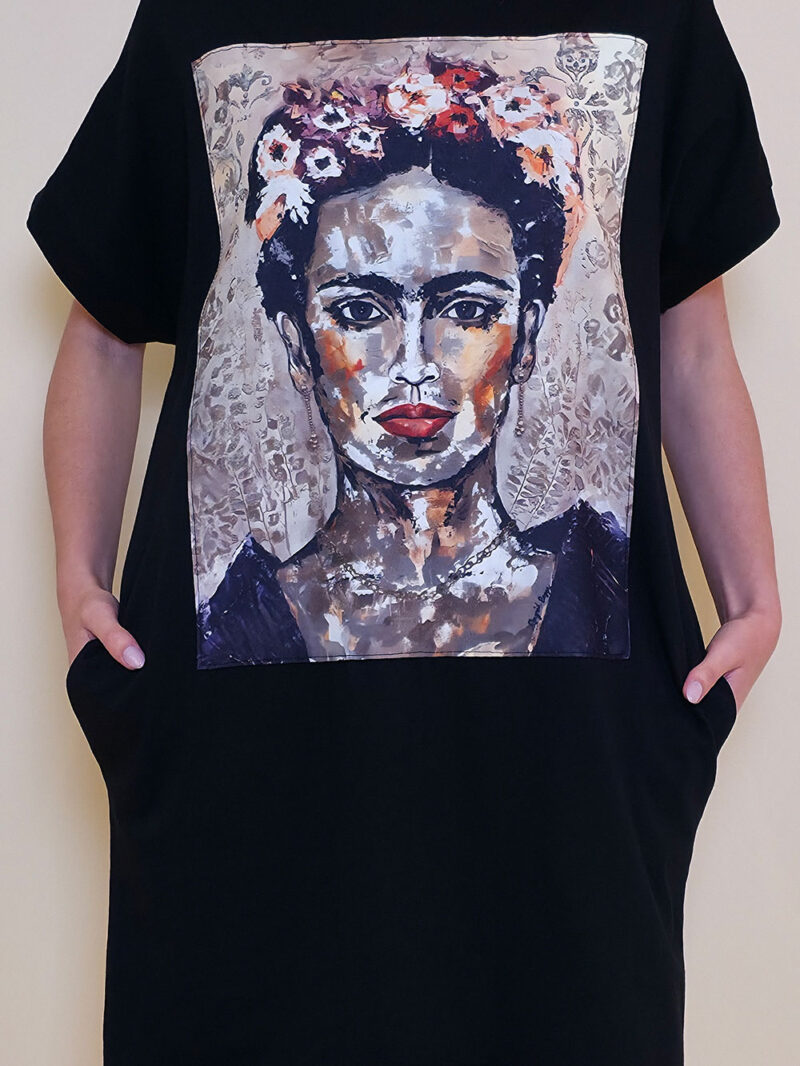 Haljina 24 Tigre - black - Frida Freska