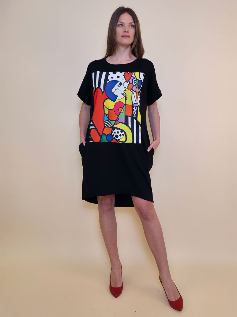 Haljina 24 Tigre - black - Art Girl