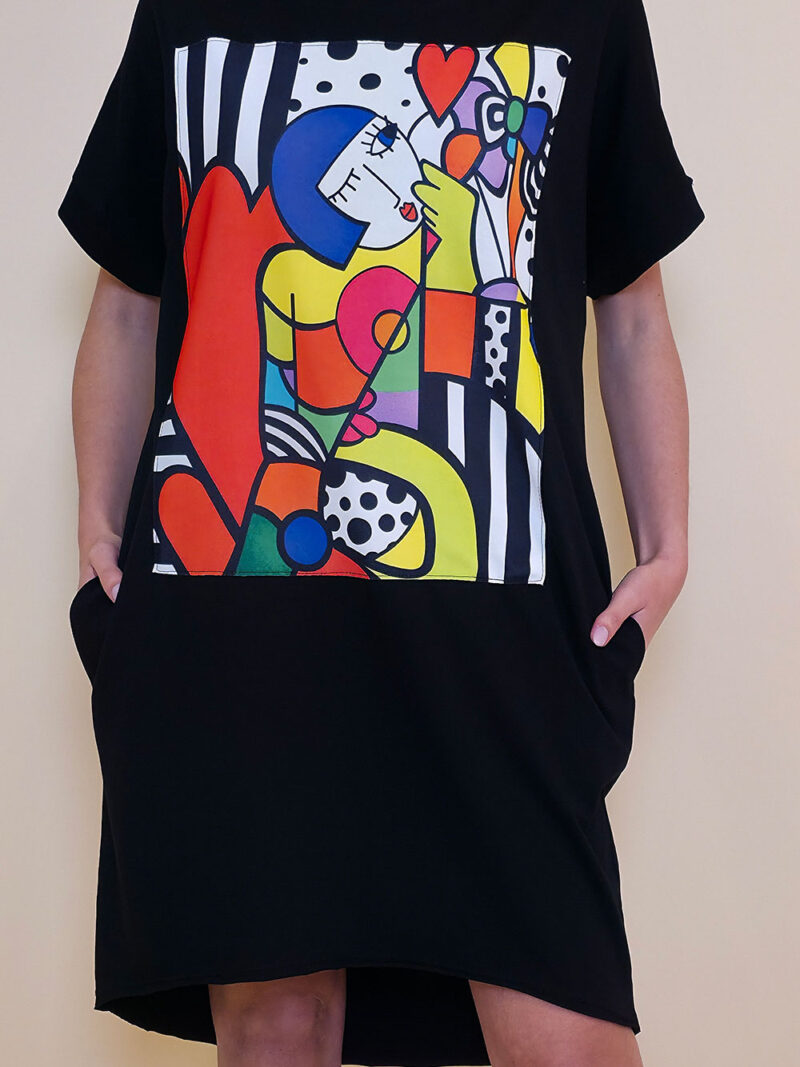 Haljina 24 Tigre - black - Art Girl
