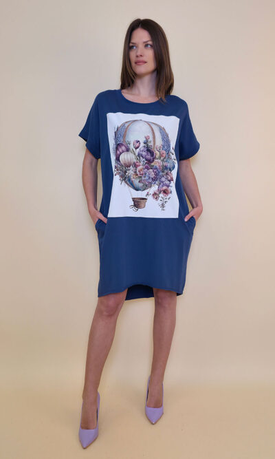 Haljina 24 Tigre - jeans - Balloon
