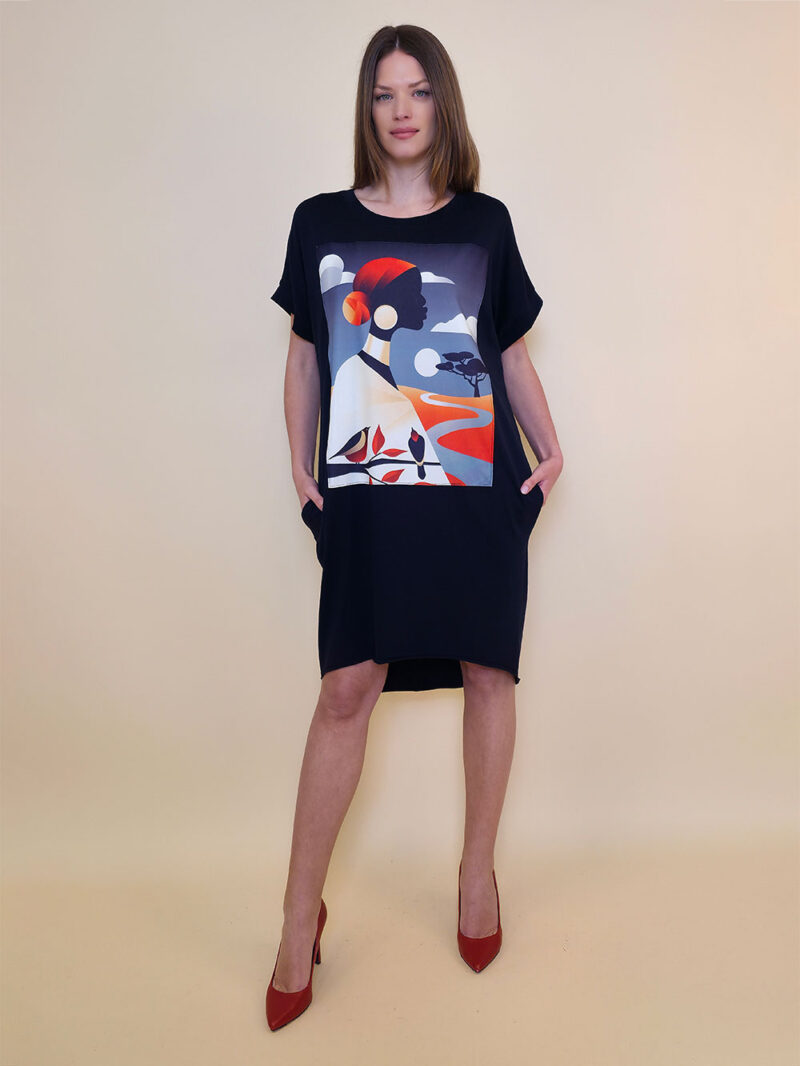 Haljina 24 Tigre - navy - Africa