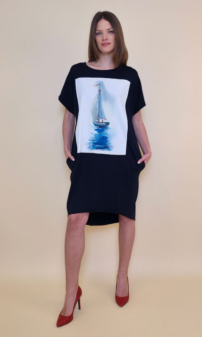 Haljina 24 Tigre - navy - Jedrilica Aquarelle