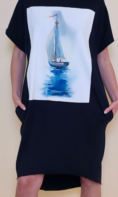 Haljina 24 Tigre - navy - Jedrilica Aquarelle