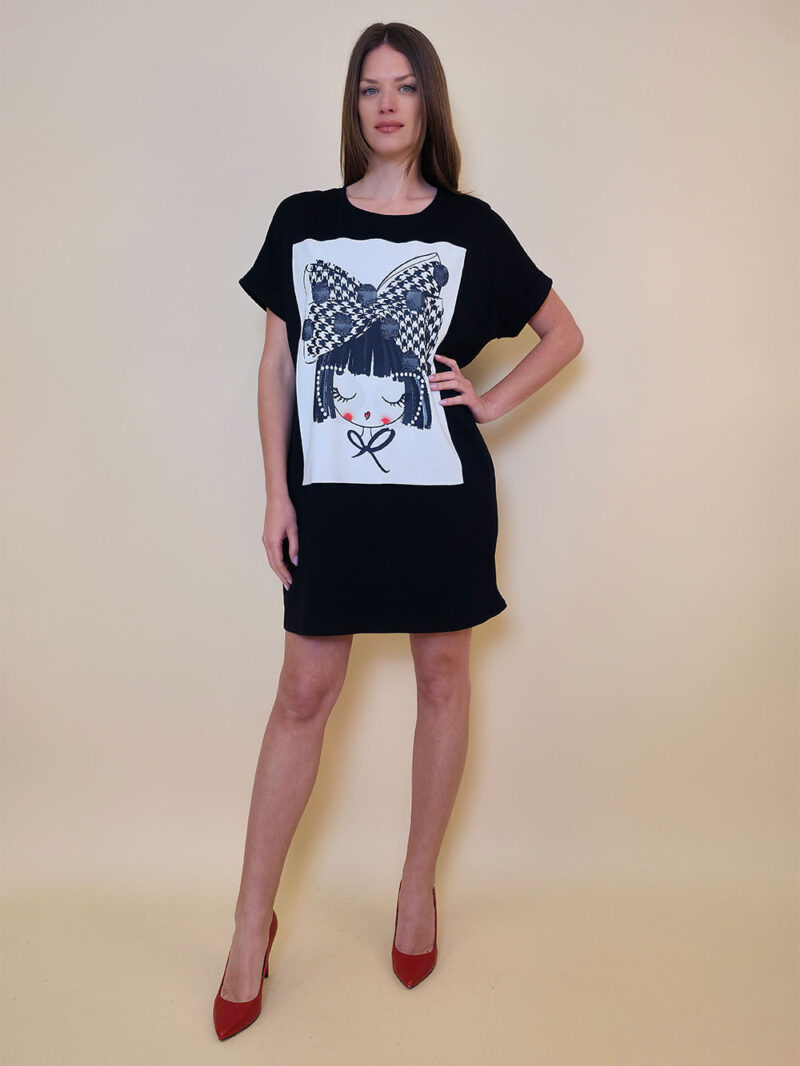 Haljina 23 Mayo - kratki rukav - black - Sweety