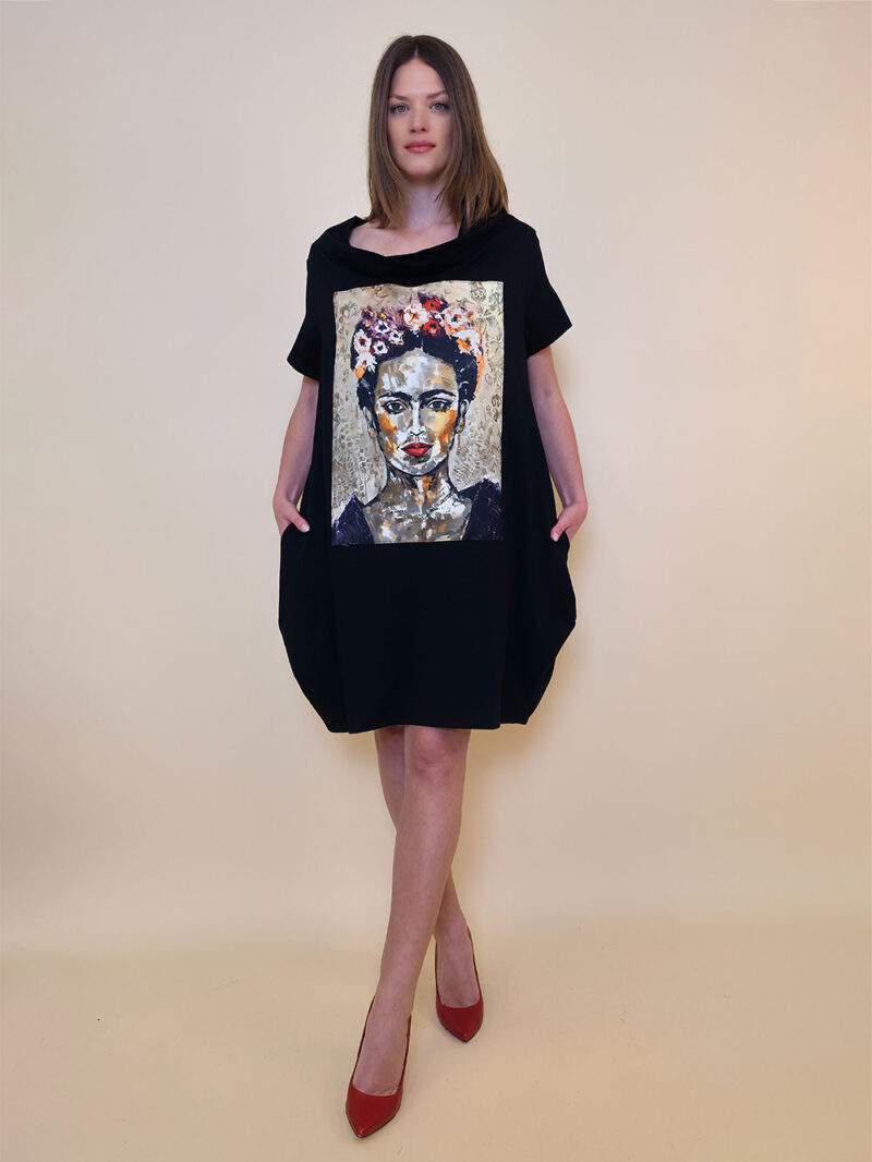 Haljina 29 ElDorro - kratki  rukav - black - Frida Freska