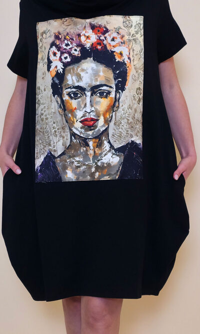 Haljina 29 ElDorro - kratki  rukav - black - Frida Freska