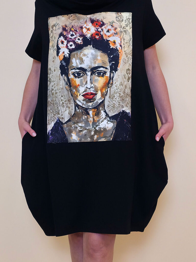 Haljina 29 ElDorro - kratki  rukav - black - Frida Freska