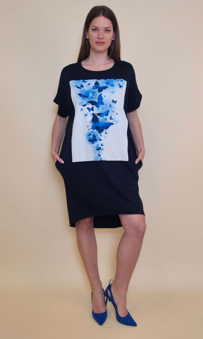 Haljina 24 Tigre - navy - Plavi Leptiri