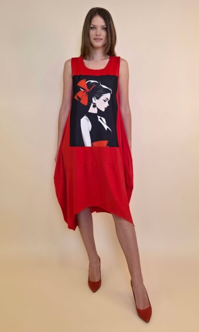 Haljina 27 Quilca  - red - Black red Girl