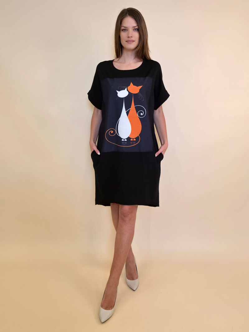 Haljina 24 Tigre - black - Cats in Love