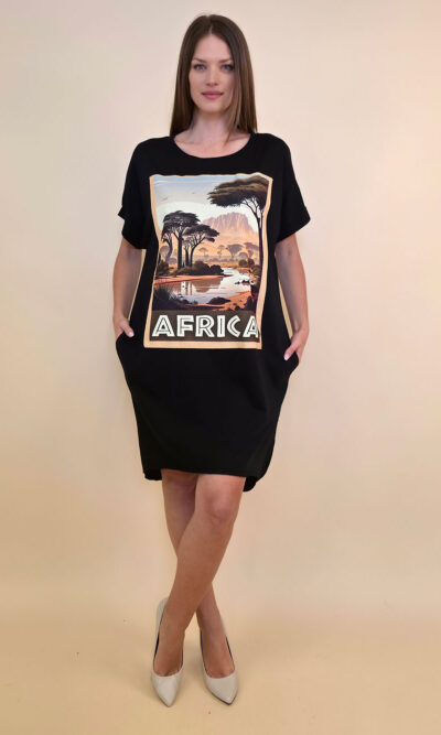 Pamučna haljina Tigre - Africa 2