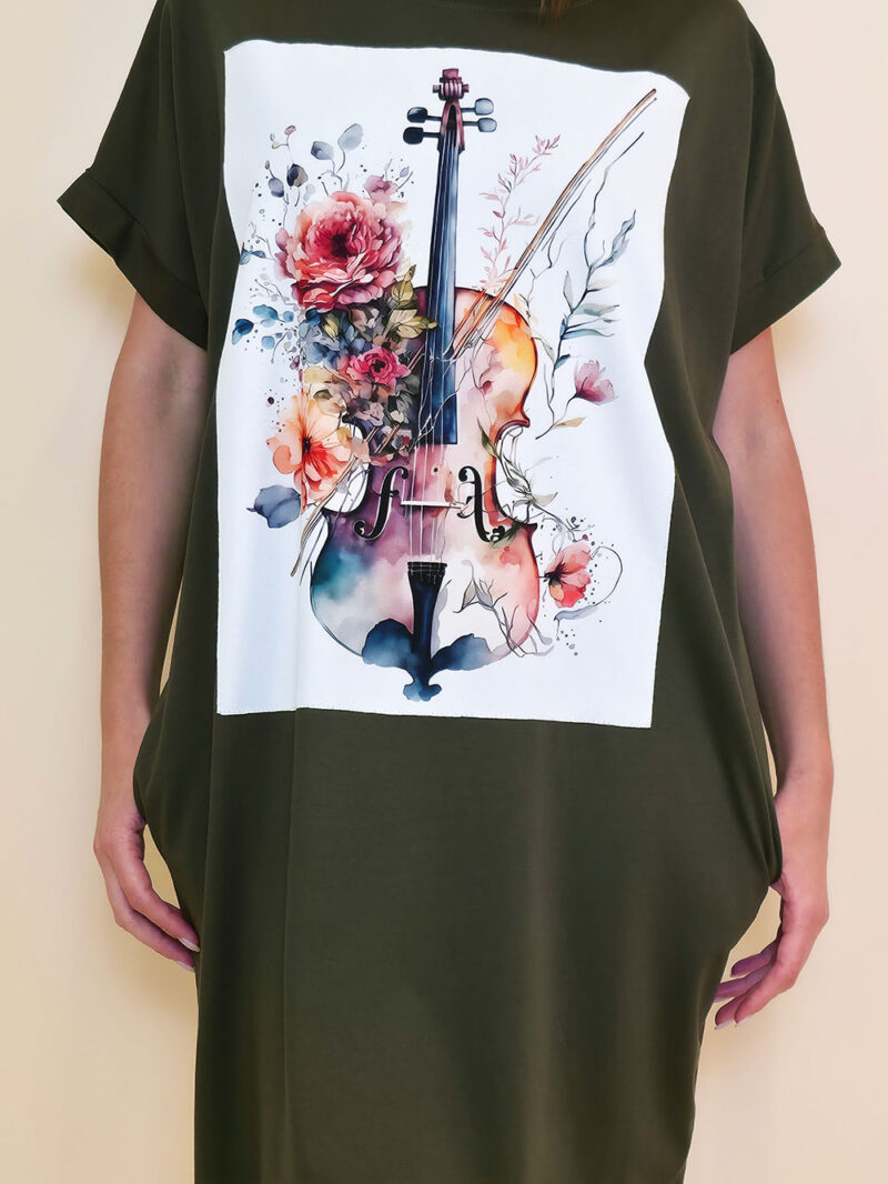 Haljina 24 Tigre - military - Chello Floral