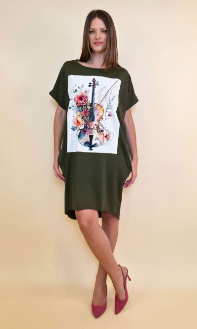 Haljina 24 Tigre - military - Chello Floral