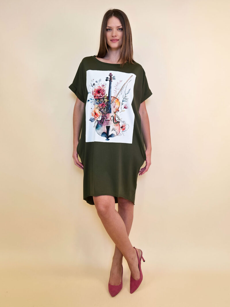 Haljina 24 Tigre - military - Chello Floral
