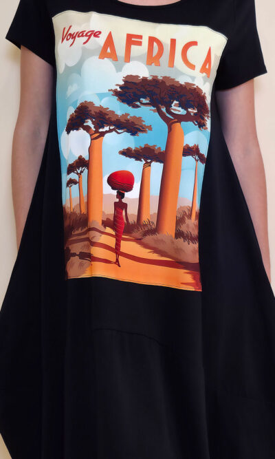 Haljina 27 Yavari - kratki rukav - navy - Baobab