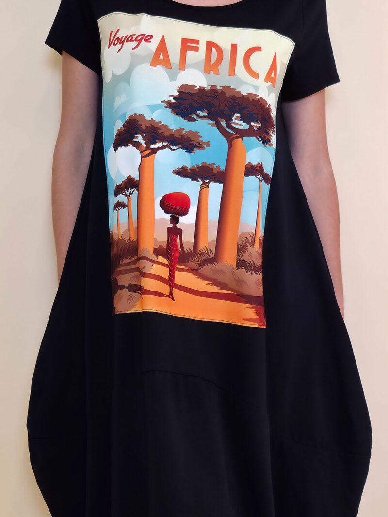 Haljina 27 Yavari - kratki rukav - navy - Baobab