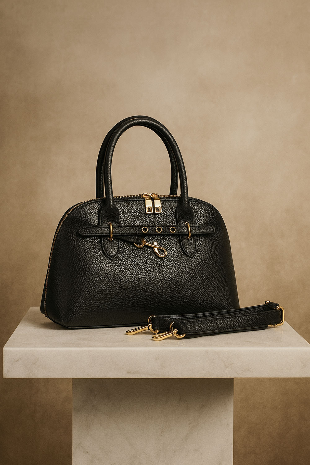 Torba 37 - medium lady bag - black