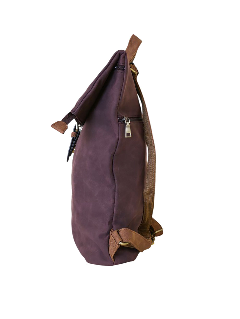 Torba 54 COCO - ruksak suede UN preklop big - purple