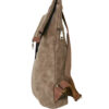 Torba 54 COCO - ruksak suede UN preklop big - khaki