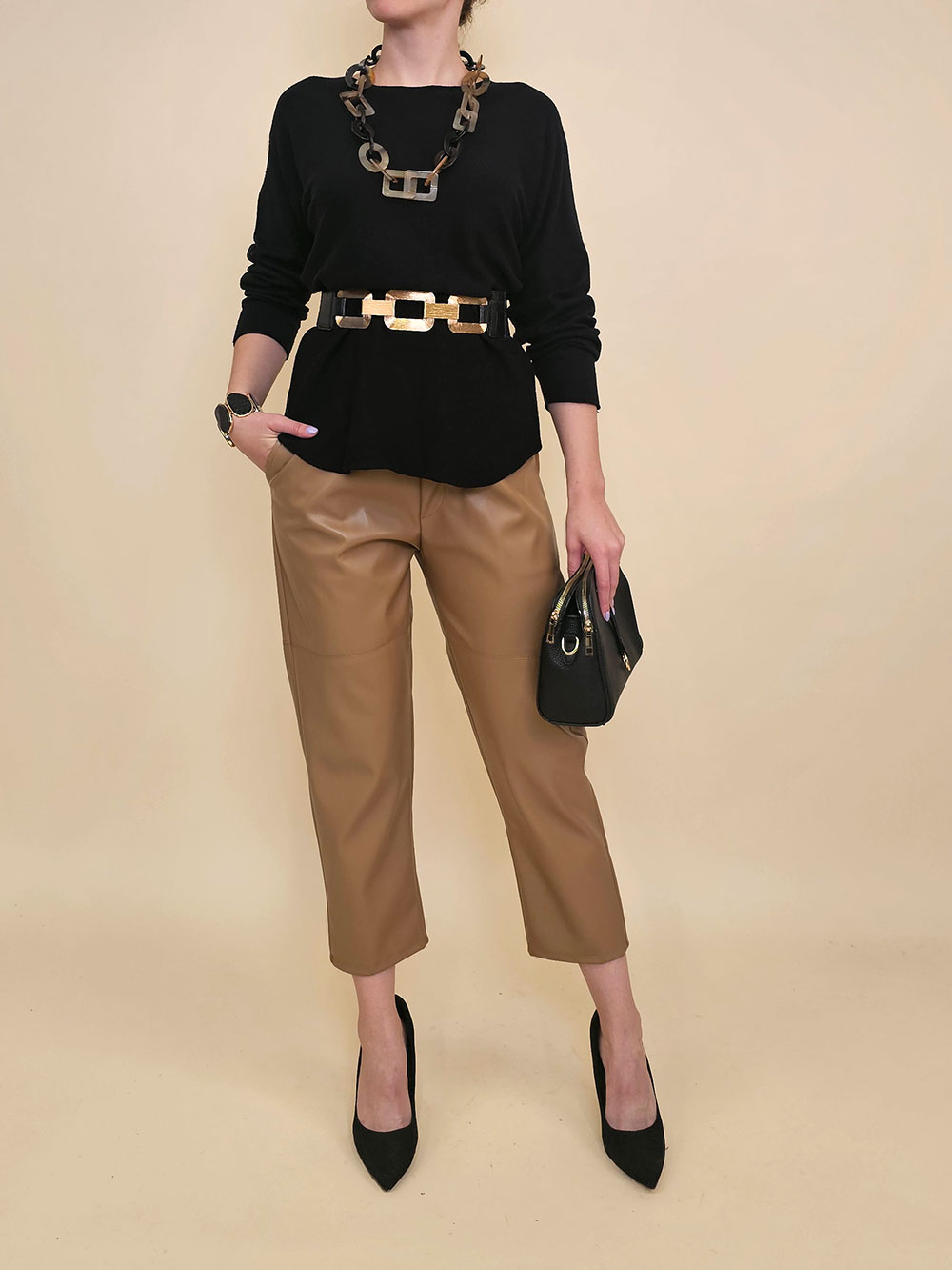 Pulover 56 Medina - plt UN - black