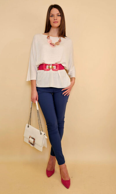 Pulover 32 Enola - white