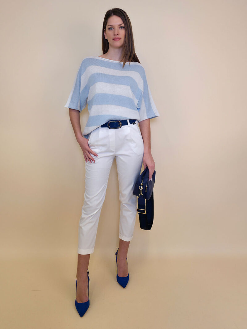 Pulover 36 Cincinnati - sky blue/white