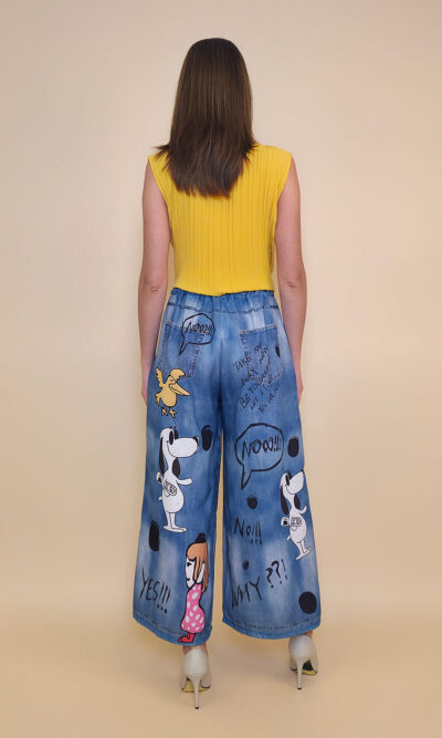 Hlače 39 Pueblo - jeans Snoopy 2025