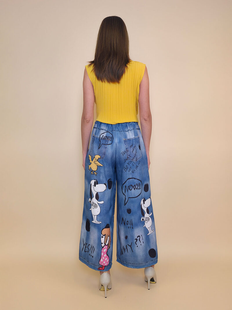 Hlače 39 Pueblo - jeans Snoopy 2025