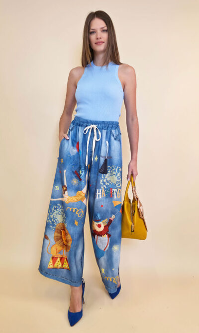 Hlače 39 Pueblo - print jeans Circus