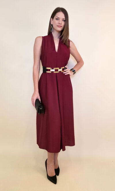Haljina 35 Anniston - viscose UN - burgundy