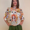 Pulover 20 Loraine - plt 3/4 - Girl &her cats