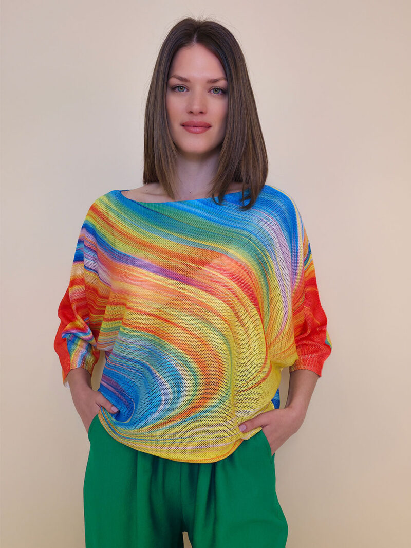 Pulover 20 Loraine - plt 3/4 - Multicolor Storm