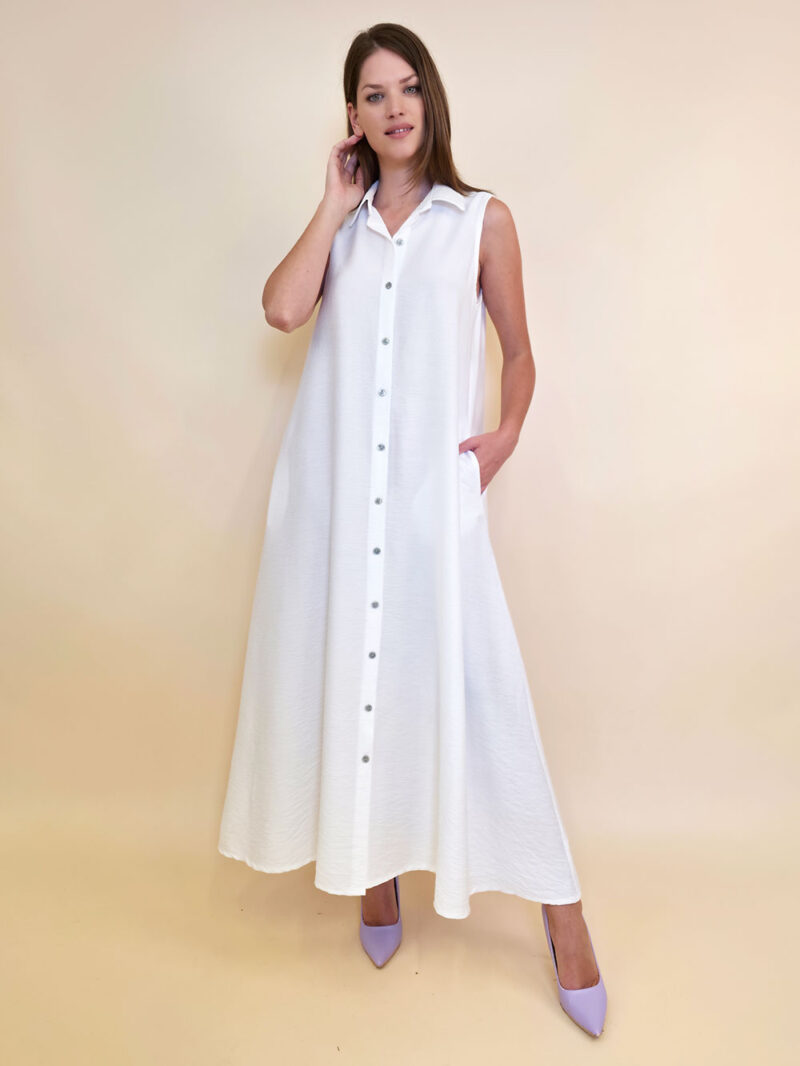 Haljina/košulja 48 Biloxi - viscose UN - white