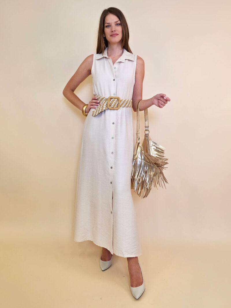 Haljina/košulja 48 Biloxi - viscose UN - beige