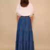 Suknja 52 Andalusia - jeans UN - d.blue