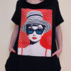 Haljina 29 ElDorro - kratki  rukav - black - Audrey in Red
