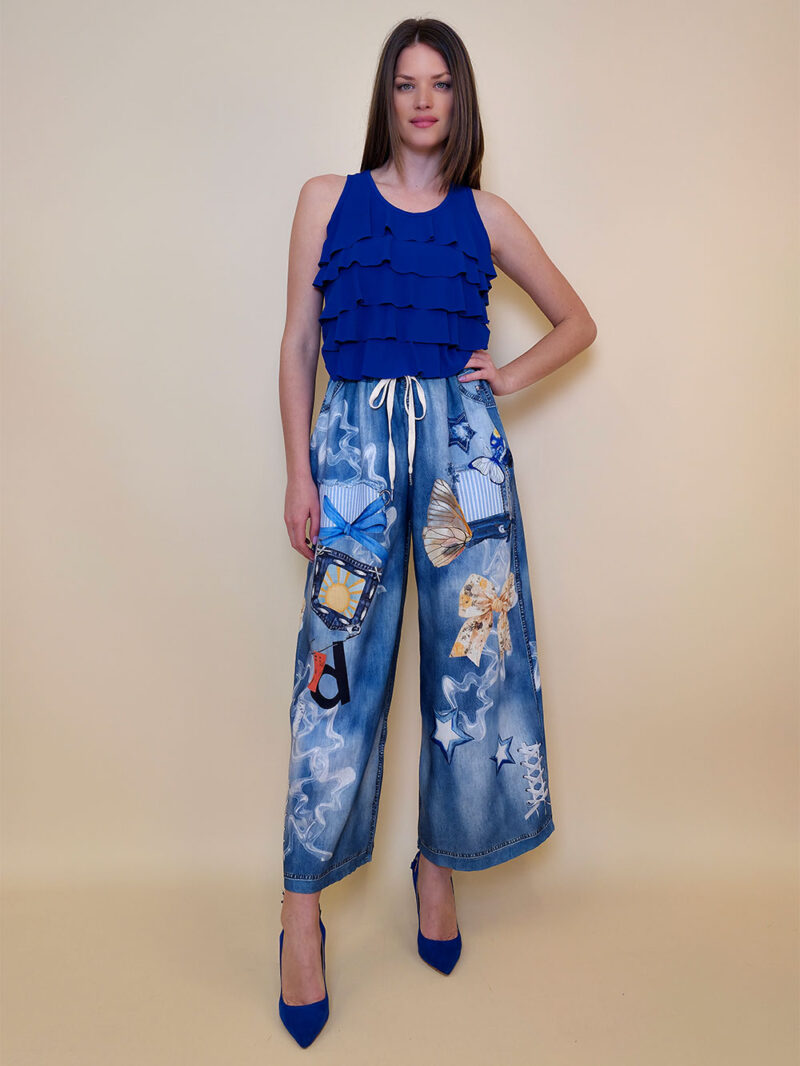 Hlače 39 Pueblo - jeans Mašne