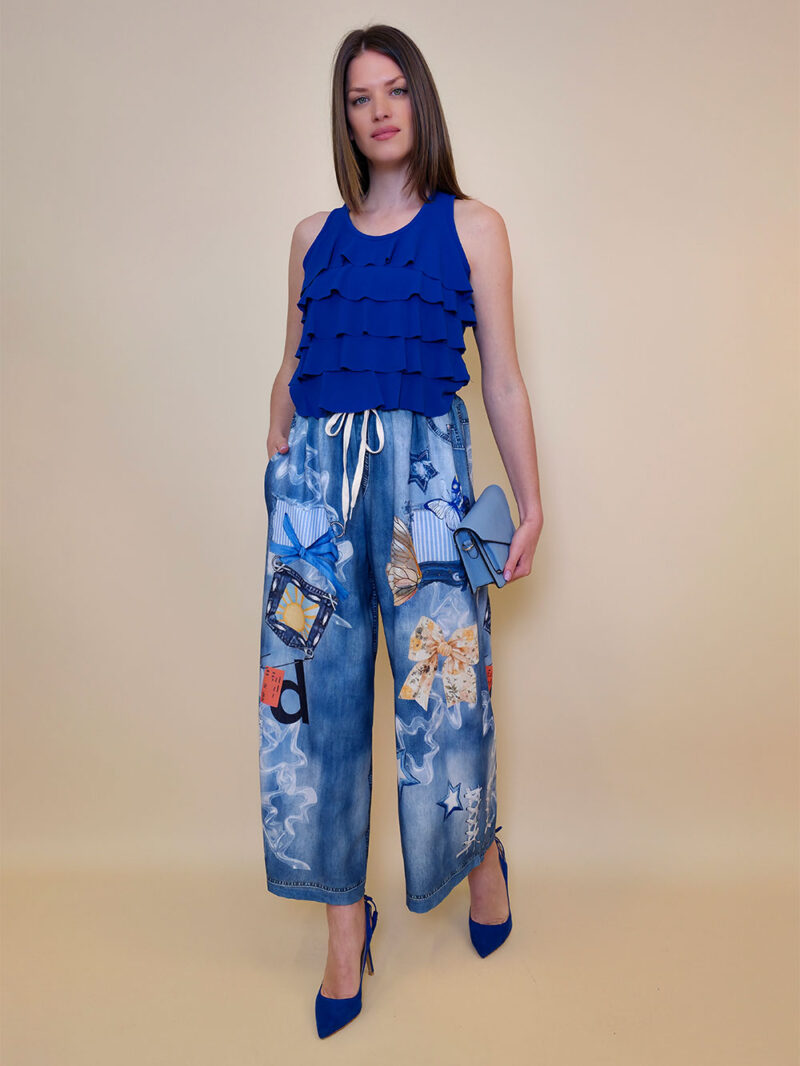 Hlače 39 Pueblo - jeans Mašne