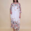 Kaftan 48 Beirut - gtte print tulips - beige