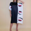 Kaftan 44 Fantasy - saten UN black - Make up