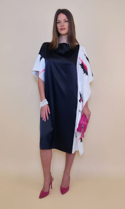 Kaftan 44 Fantasy - saten UN black - Make up