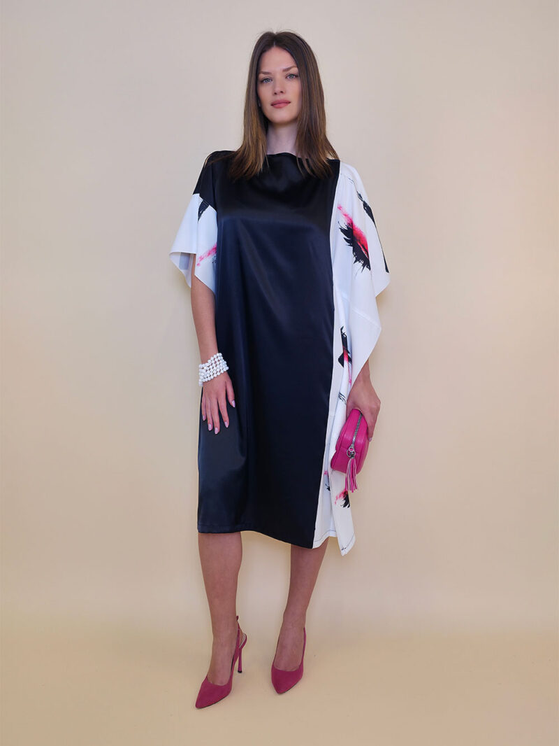 Kaftan 44 Fantasy - saten UN black - Make up