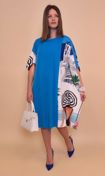 Kaftan 44 Fantasy - jersey UN malibu- C/B Šešir /Santorini
