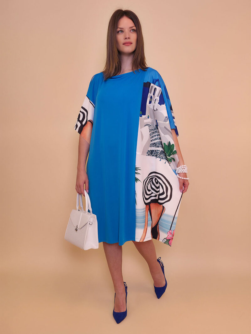Kaftan 44 Fantasy - jersey UN malibu- C/B Šešir /Santorini