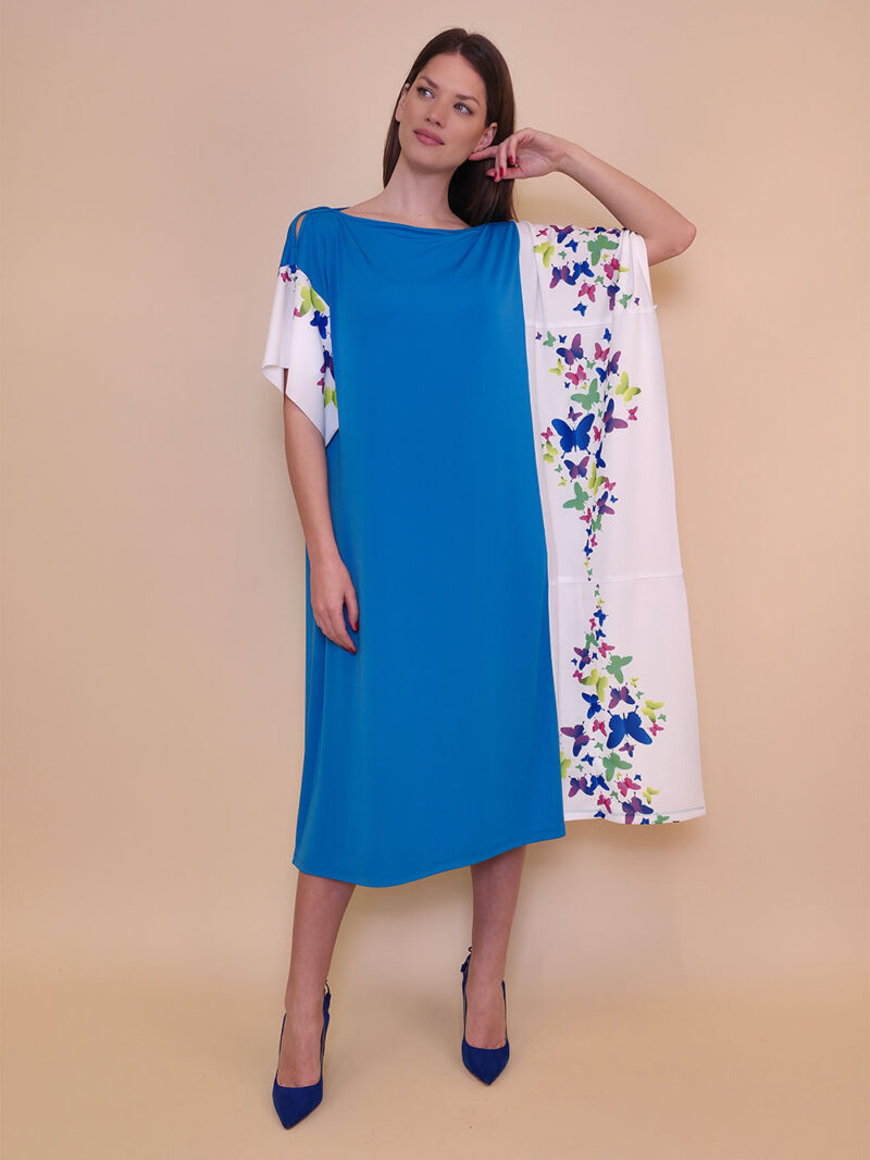 Kaftan 44 Fantasy - jersey UN - Šareni leptiri